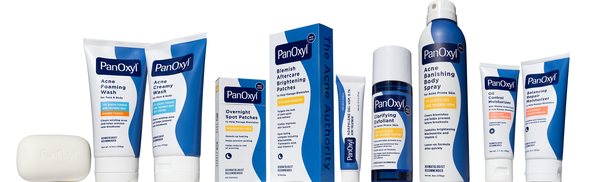 PanOxyl product lineup